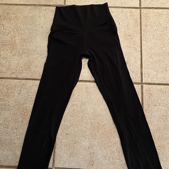 Lululemon align crop 21" cool leggings size 2 black - Picture 1 of 4